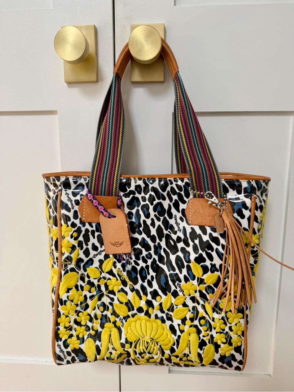 Consuela Gaby Snow Jag Classic Tote Yellow